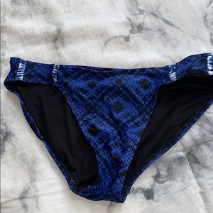 Blue bikini bottoms